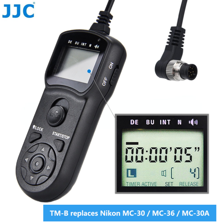 DBK LCD Timer Remote For Nikon DSLRs – Time-Lapse & Intervalometer (MC-36 Replacement)