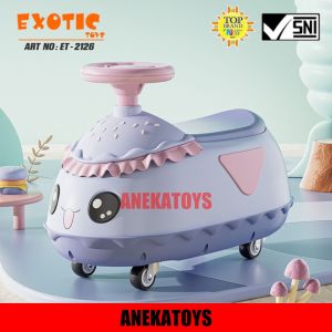 Mainan Ride On Anak Exotic ET2126 Burger Roda Bearing Putar 360 Derajat