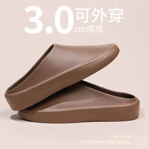 [Free Shipping] WomenS Thick-Soled Slip-On Sandals Lightweight Non-Slip Height-Increasing Chef-Style Durable Sporty Half-Hole Design And Suitable For Summer Wear