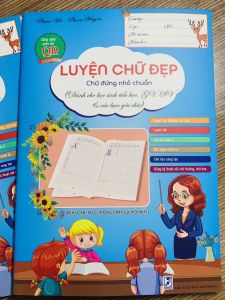 Combo 90q Vở luyện chữ cỡ nhỏ 1 ô ly vở luyện chữ nhỏ chuẩn 3/4 ô ly