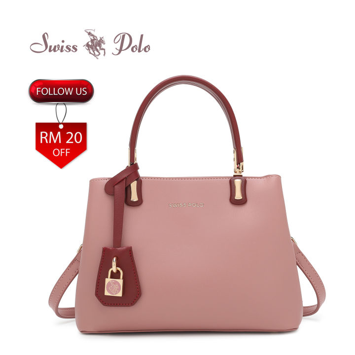 Swiss polo ladies top handle sling bag sale