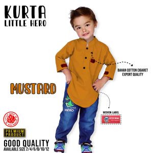 Terbaru Baju Kemeja KOKO KURTA usia 2-10 tahun/pakaian muslim anak laki-laki