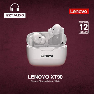 Thinkplus Lenovo XT90 True Wireless Stereo TWS headset bluetooth 5.0 kontrol sentuh IPX5 Waterproof-White