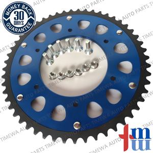 Gear Bagian Belakang Back Part Merk ROZ CRF 150 L 12/52T Motor NINJA Biru TMW M0052