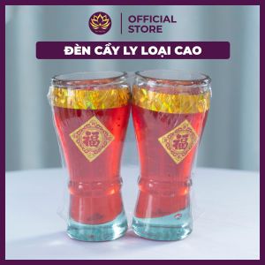 Đèn cầy ly loại cao cỡ lớn - Đồ Cúng Việt