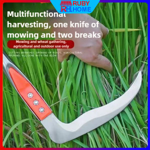 Long Handle Weeding Tool Stainless Steel Corn Sickle Garden Tool For Grass Banana Betel Nut