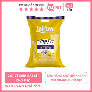 Cát vệ sinh cho mèo Lapaw 10L/5Kg - Lapaw mẫu mới - ít bụi hạt nhỏ