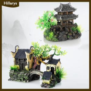 [Hillarys] Mô phỏng trang trí bể cá trang trí nhựa trang trí bể cá cảnh quan mô hình nhà Bể cá trang trí bể cá