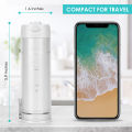H2ofloss Waterproof Dental Water Flosser for Braces Cordless Oral Irrigator with 5 Jets Nozzles Portable Dental Pick Flosser Teeth Cleaning for Travel Home, 200ml Water Tank, 5 Modes 40Psi 110Psi. 