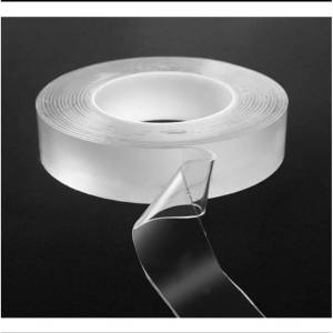 SuperHome-เทปกาวสองหน้า ( 1เมตร) กันน้ำ กันลื่น กาวอย่างดีติดแล้วไม่หลุดง่าย #G-0018