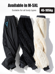 Business Pants Wide Range of Scenes to Suit Elasticity Pants Wearable Straight Fit Warm and Cozy
