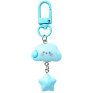 Versatile Cloud Keychain Stylish Accessory Amusing Cloud Keychain Charming Style Keyrings Decor for Backpacks and Purses