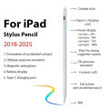 2025 Stylus Pen for Apple Pencil Compatible iPad 8th 9th 10th Gen Pro 13 M4 12.9 Air 11 M3 M2 iPad 5 4 6 Touch Screen Pen. 