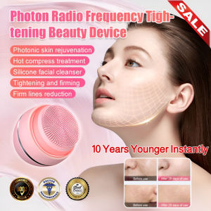 Photon Radio Frequency Face Cleanser Lifting And Firming Beauty Instrument Photon Skin Rejuvenation Device Home Beauty Face Massager