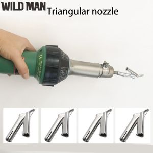 Không khí nóng mũi hàn tam giác y vòi phun cho tốc độ vinyl và nhựa hàn với nhiệt chính xác ứng dụng