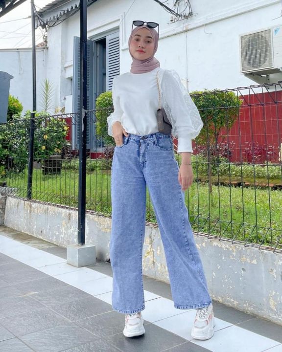 KULOT JEANS CELANA KULOT JEANS WANITA CELANA KULOT CELANA HW