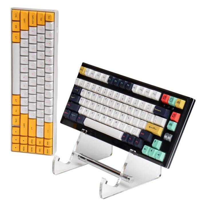 Keyboard Display Stand Stable Acrylic Transparent Single Layer for