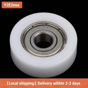 【Local shipping】 1PC 8x30x10mm tiêm đúc nylon tráng mang bánh xe mang 608 con lăn bánh xe theo dõi đường sắt ròng rọc cửa sổ theo dõi ròng rọc