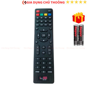 Remote điều khiển đầu thu Hùng Việt điều khiển đầu thu kỹ thuật số DVB-T2 HD VTV - Tặng kèm pin - Gia Dụng Chú Thoòng