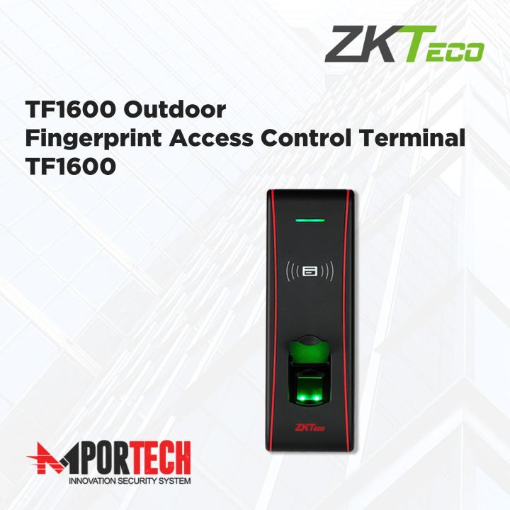 ZKTECO TF1600 Outdoor Fingerprint Access Control Terminal Lazada PH
