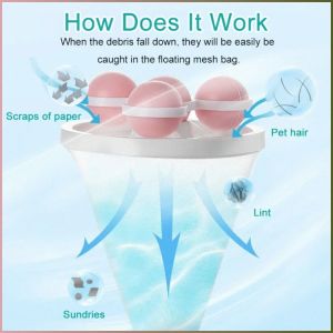 Laundry Bag Cleaning and Decontamination No Water Accumulation No Deposits Laundry Ball Spinning