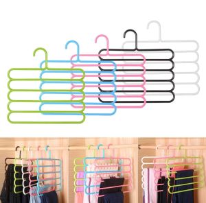 Hanger Gantungan pakaian 5 in 1 gantungan multifungsi gantungan jilbab baju dasi syal kaos kaki celana baju