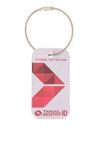 Travel Sentry TSID Luggage Tag Red