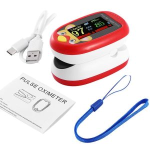 ⭐Local Warehouse+COD⭐ Baby Finger Infant Pulse Oximeter Pediatric Blood Oxygen Saturation Meter Neonatal children kids Rechargeable For Children Boys Girls 1 To 12 Years Old