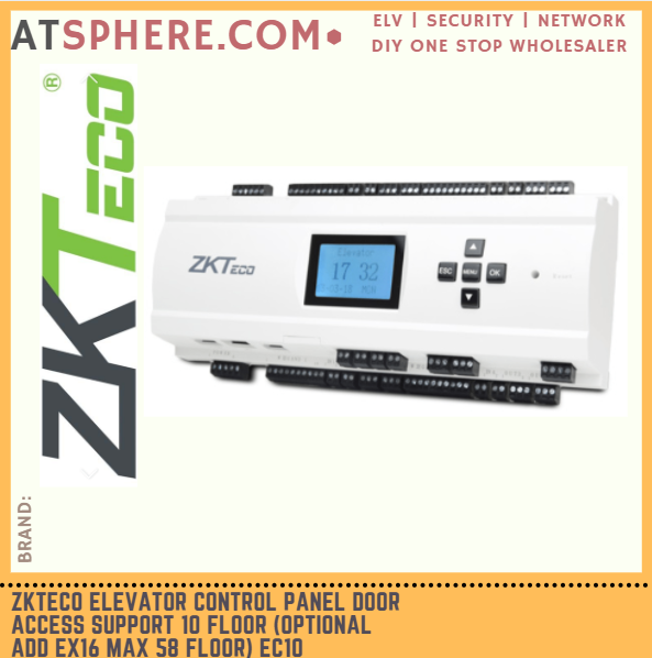 ZKTeco Elevator Main Control Board Panel Door Access Support 10 Floor ...