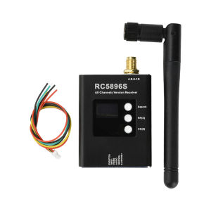 Diymore เครื่องรับสัญญาณ RC5896S DC 6-40V 4.9-6.1Ghz ตัวรับสัญญาณวิดีโอ96ความถี่ใช้ได้กับเครื่องส่งสัญญาณตัวรับภาพ5.8G