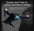 F196 Drone kamera jarak jauh fotografi udara profesional murah dual camera drone. 