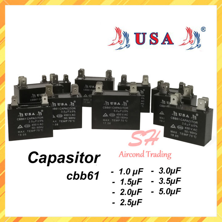 CBB61 16uF 350VAC Pump Capacitor – 4 Pin, 4 Terminal, Ships From USA