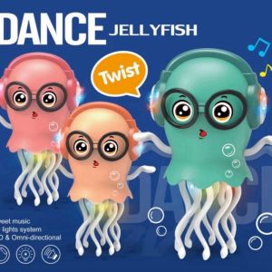 CUBBY Interactive Electric Dancing Octopus Toy Simulation Plastic Crawling Interactive Octopus Toy Ornament Craft Decor Walking Dancing Octopus Kids Toddlers