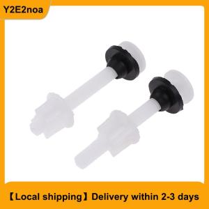 【Local shipping】 2 Pcs Plastic Toilet Seat Hinge Repair Bolts + Fitting Screws +Washers Kit For Home Bathroom Accessories