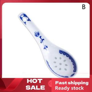 🚚【Local Express Delivery】🚚 1pcs Ceramic Spoon China Soup Spoon Stir Soup Spoons for Soup And Rice Kitchen