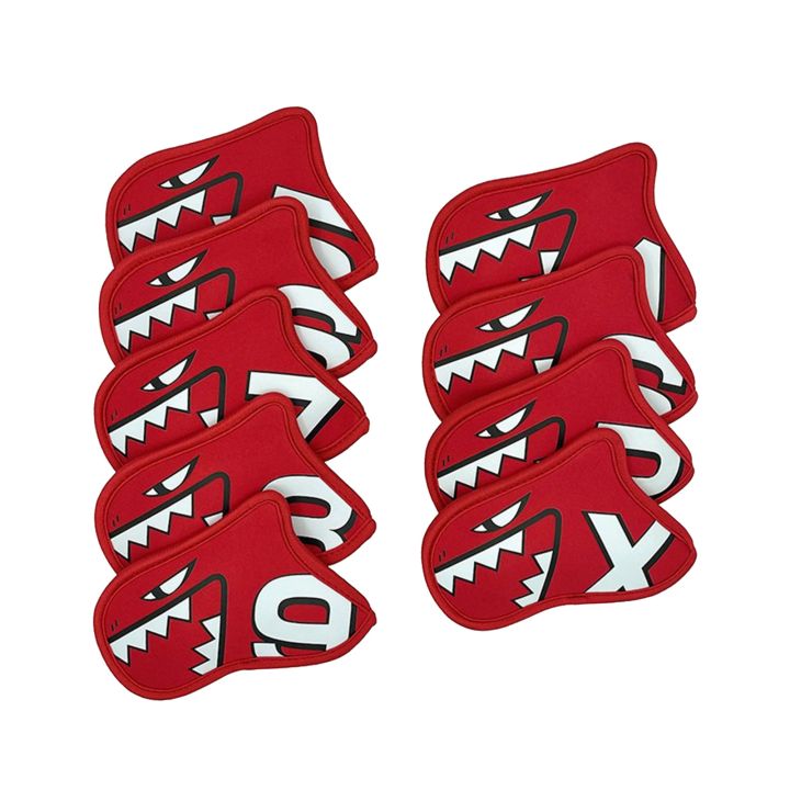 2022 HOT Golf Iron Head Covers Set Practical PU Leather Durable ...