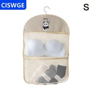 [COD] CISWGE AUTOPARTS 2 3 lớp dung lượng lớn lưu trữ lưới túi đồ lót vớ lưu trữ túi thoáng khí tủ quần áo tổ chức với quần áo móc áo