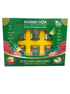 COMBO 2 HỘP YẾN SÀO KHÁNH HÒA 35% Yến (KHÔNG ĐƯỜNG)