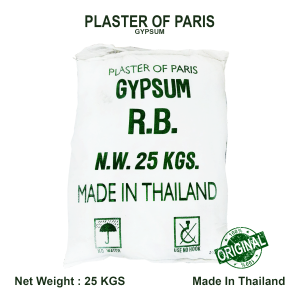 25 KGS Plaster Of Paris Gypsum Powder Original Made In Thailand For Molding Figurines Crafts High Quality