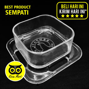 Kicau Mart Cepuk Akrilik Kotak By Sempati Wadah Tempat Pakan Makanan Minum Minuman Mandi Burung Kenari Love Bird Lb Murai Kacer Pleci Branjangan Dll Cktksm