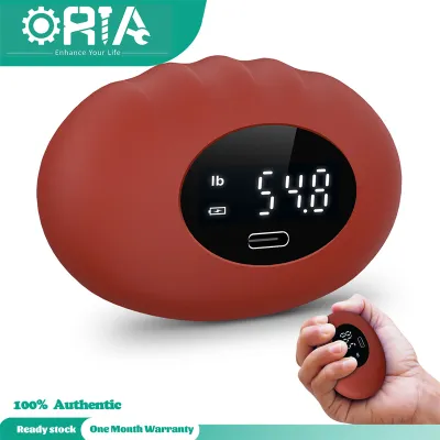 ORIA Digital Hand Dynamometer Grip Strength Measurement Meter Grip Strength Tester with LED Display 396Lbs / 180Kgs Electronic Grip Strength Trainer Rechargeable
