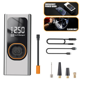 🇸🇬[Ready Stock] Portable Digital Display Tyre Inflator Air Compressor Car Tire Air Pump with Pressure Gauge LED Light Electric Bicycle Tire Pump Ball Motorcycle Bicycle Accessories
