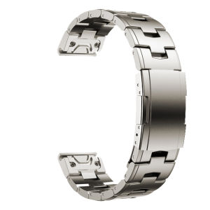Zionia 22mm Skin-friendly Titanium Alloy Ultralight Material Watch Strap for Garmin Fenix 8 AMOLED E 47mm 7 6 Pro Sapphire Solar 5 Plus Forerunner 745 935 945 955 965 970 Descent G1 G2 D2 Delta Epix Gen 2 Quatix Approach S70 S60 S62 MARQ COROS VERTIX