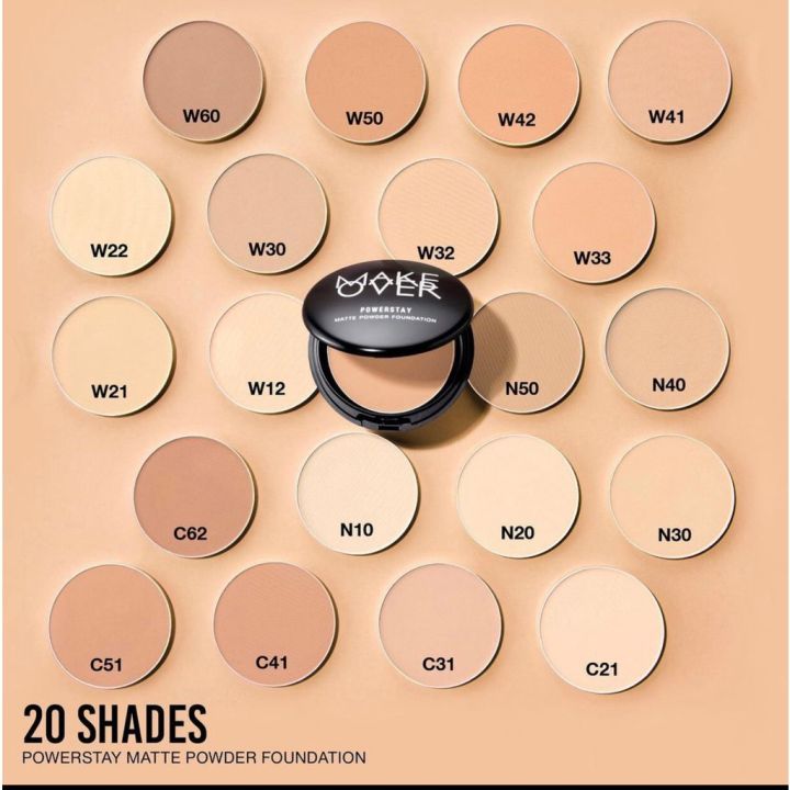 MakeOver Powerstay Demi Matte Cover Cushion 15g