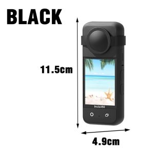 【Fast Shipping】 Insta360 One X3 PULUZ Silicone Protective Case with Lens Cover for Insta360 One X3 Sports Action Camera Case Cover LZC-Insta360-X3-Case