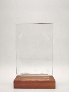 Crystal Award Plaque Glass Trophy for Customization