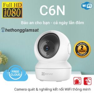 Camera IP Wifi Xoay 360 EZVIZ C6N 1080P(C6CN) Chính Hãng Bảo Hành 24 Tháng