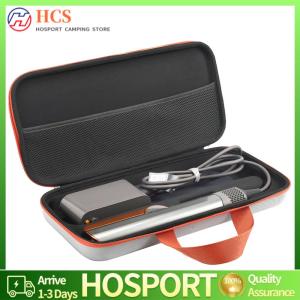 【HCS】Hard Carring Case Anti-scratch Travel Carrying Bag with Mesh Bag Hardshell Case for Dyson Corrale HS03 Hair Straightener