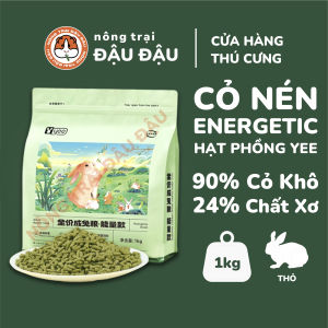 Cỏ Nén Cho Thỏ Yee Hạt Phồng Energetic 90% Thành Phần Từ Cỏ 1kg
