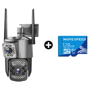 V380 Pro Smart CCTV Dual Lens 4K 1080P Ultra HD High Definition | 360°Panorama | Infrared Night Vision | AI Human Detection | vetek 4k digital camera